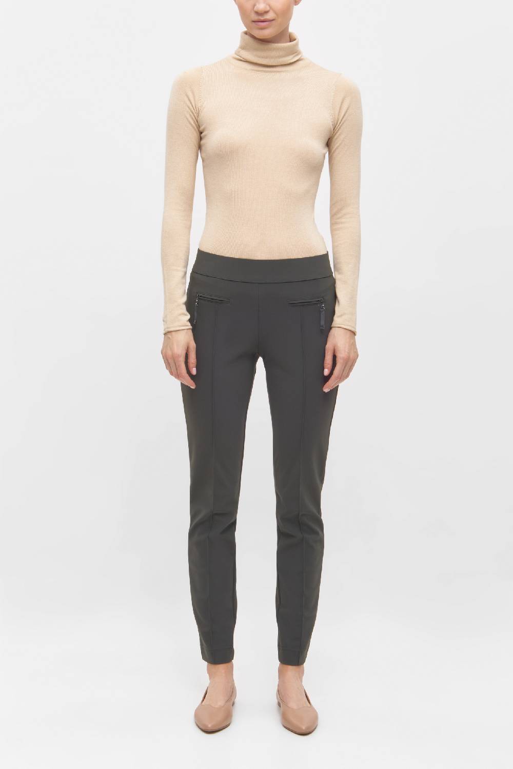 Raffaello Rossi Leggins Slim lang Mid Waist schwarz: OTTI Große Rabatte