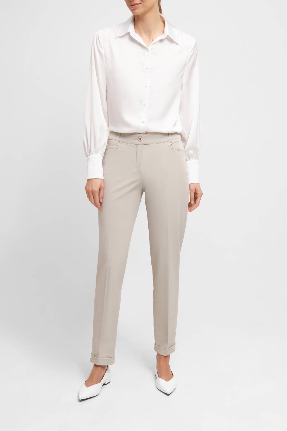 Raffaello Rossi Cigarette Slim lang Mid Waist schwarz: UTE Tägliche Deals