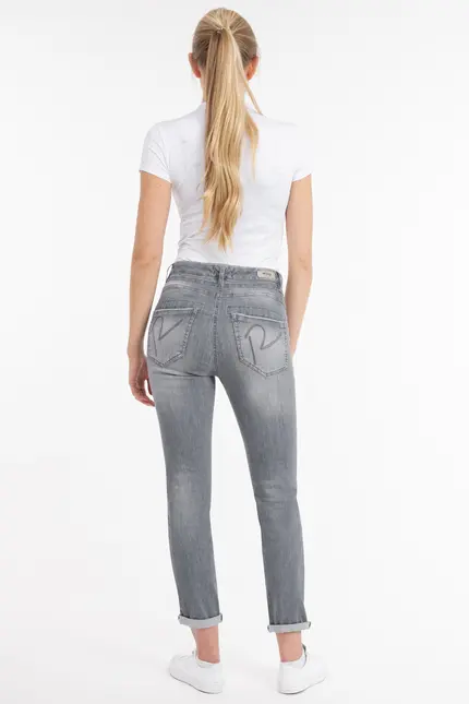Recover Pants Powerstretchjeans Luna in GREY Artikelnummer REC-13346-01-U4075-975 Super Sparpreis