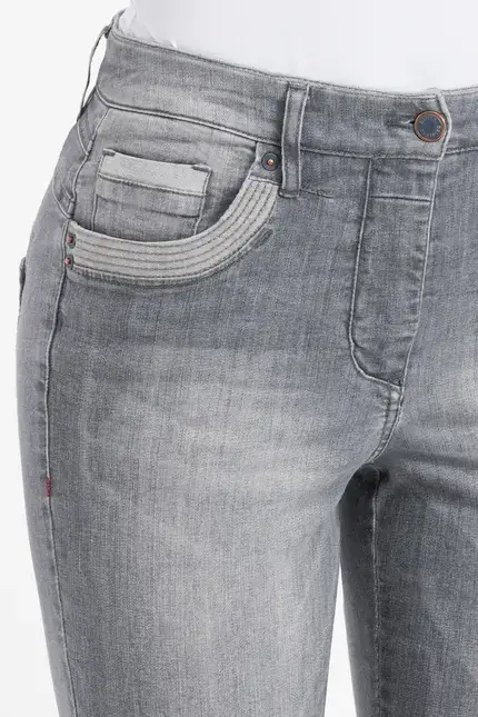 Recover Pants Powerstretchjeans Luna in GREY Artikelnummer REC-13346-01-U4075-975 Super Sparpreis