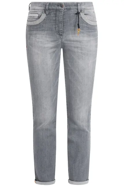 Recover Pants Powerstretchjeans Luna in GREY Artikelnummer REC-13346-01-U4075-975 Super Sparpreis