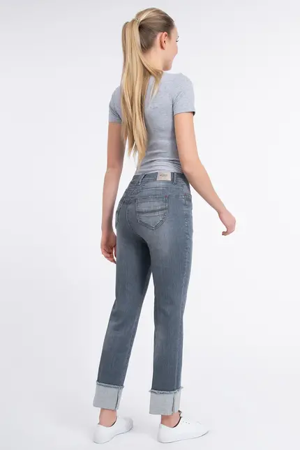 Recover Pants Powerstretch-Jeans Carlotta in GREY Artikelnummer REC-12759-U3810-975 Bis zu 60% Rabatt