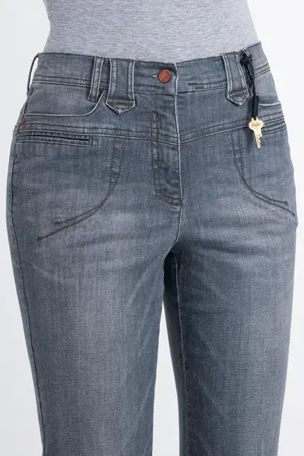 Recover Pants Powerstretch-Jeans Carlotta in GREY Artikelnummer REC-12759-U3810-975 Bis zu 60% Rabatt