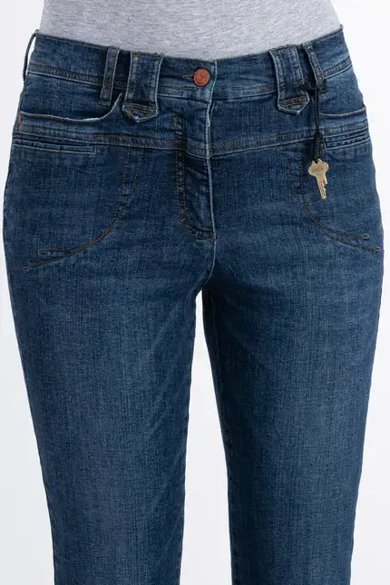 Recover Pants Powerstretch-Jeans Carlotta in DENIM BLUE Artikelnummer REC-12759-U3810-145 Nur für heute