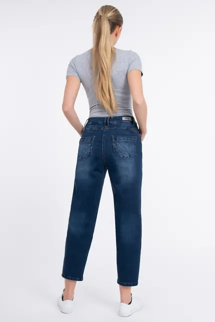 Recover Pants Powerstretchjeans Kiara in Medium blue Artikelnummer REC-12737-04-U3903-450 Bis zu 55% Rabatt