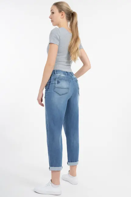 Recover Pants Powerstretch-Jeans DUNJA in DENIM BLUE Artikelnummer REC-12728-03-U3880-145 Discount Store für neue Produkte