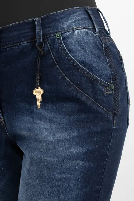 Recover Pants Powerstretch-Jeans DUNJA in DARK BLUE Artikelnummer REC-12728-03-U3880-499 Super Rabatt