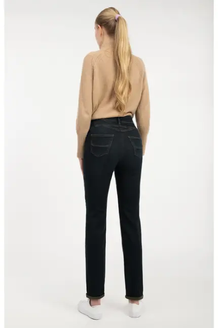 Recover Pants Slim-Fit-Jeans Darlin in DENIM BLAU/ KHAKI Artikelnummer REC-13362-4292-599 Verkauf