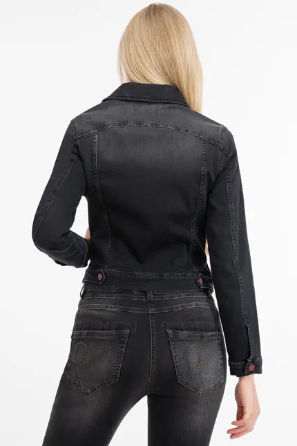 Recover Pants Jeansjacke Chic in BLACK Artikelnummer REC-30100-01-U3883-999 Schlussverkauf
