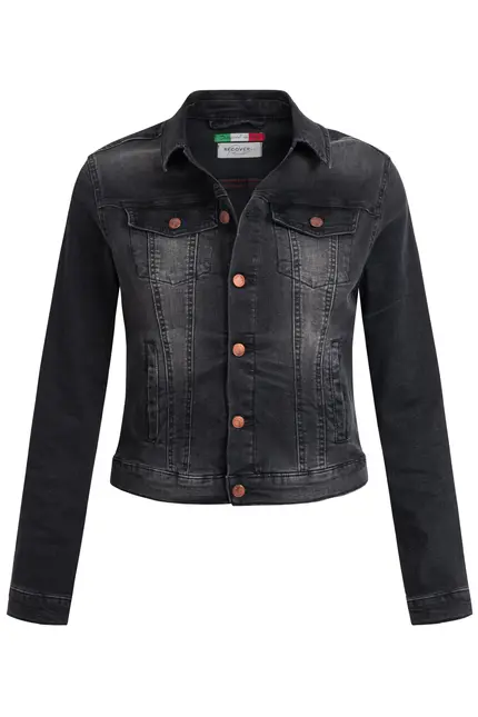 Recover Pants Jeansjacke Chic in BLACK Artikelnummer REC-30100-01-U3883-999 Schlussverkauf
