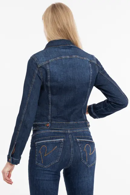 Recover Pants Jeansjacke Chic in DENIM BLUE Artikelnummer REC-30100-01-U3883-145 Günstiger Verkauf