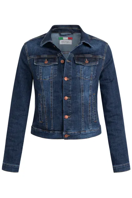 Recover Pants Jeansjacke Chic in DENIM BLUE Artikelnummer REC-30100-01-U3883-145 Günstiger Verkauf