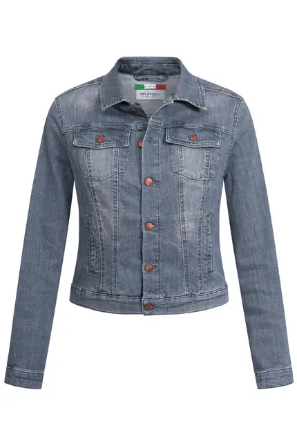 Recover Pants Jeansjacke Chic in GREY Artikelnummer REC-30100-01-U3883-975 Fabrikverkauf