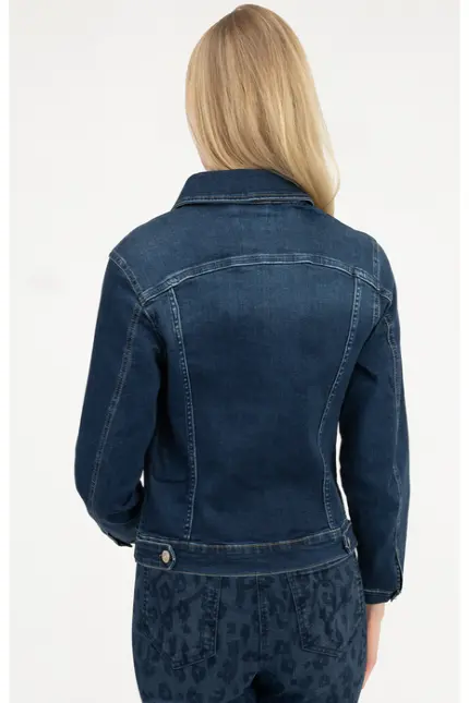 Recover Pants Jeansjacke Chic in Used-Optik in DENIM BLUE Artikelnummer REC-30100-01-4325-145 Blitzverkäufe