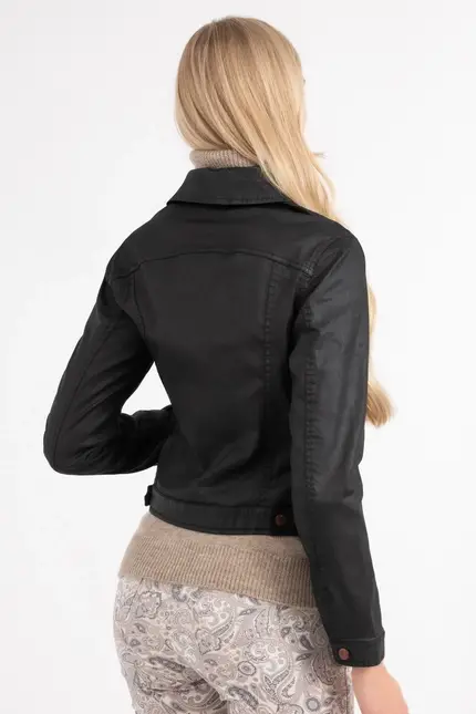 Recover Pants Jacke in Lederoptik in SCHWARZ Artikelnummer REC-30100-4032-990 Limitierter Zeitrabatt
