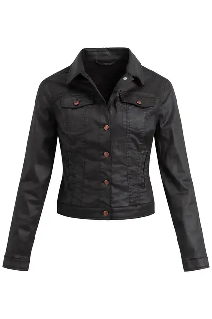 Recover Pants Jacke in Lederoptik in SCHWARZ Artikelnummer REC-30100-4032-990 Limitierter Zeitrabatt