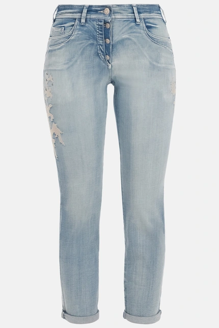 Recover Pants Jessi, Slim-Fit-Jeans in POWER BLEACHED Artikelnummer REC-12903-03-3881-100 Begrenztes Angebot