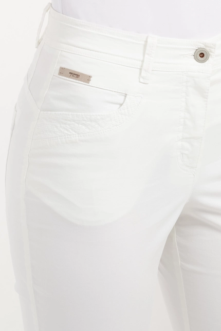 Recover Pants Straight Fit-Hose COLETTE in WEISS Artikelnummer REC-13324-04-4083-110 Weihnachtsangebot