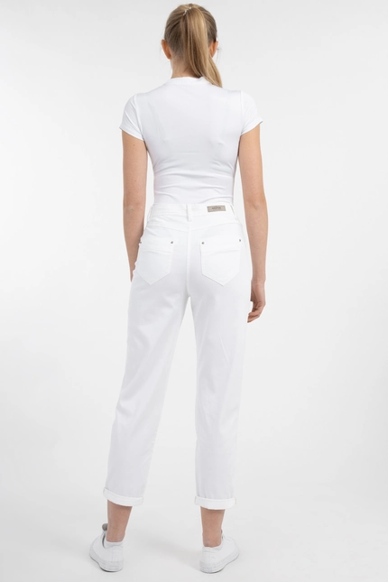 Recover Pants Relaxed Fit-Hose CARA in WEIß Artikelnummer REC-12626-03-4035-110 Valentinstagsangebot