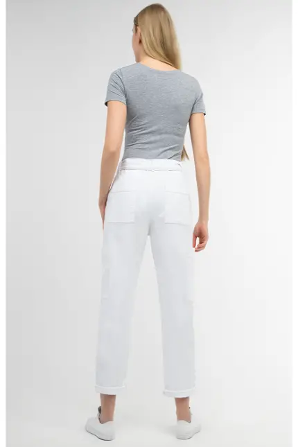 Recover Pants Relaxed-Hose Ana in WEIß Artikelnummer REC-13400-4339-110 Räumungsverkauf