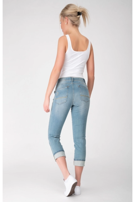 Recover Pants Jeans bestickt in blau Artikelnummer REC-12728-2629-100 Letzter Tag
