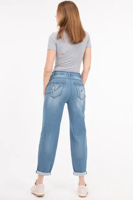 Recover Pants Amira, Relaxed-Fit Jeans in DENIM-BLUE Artikelnummer REC-13324-03-3880-145 Nur für heute