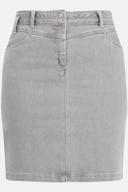 Recover Pants Pia, Jeansrock in SILBER Artikelnummer REC-40144-4279-905 Super Rabatt