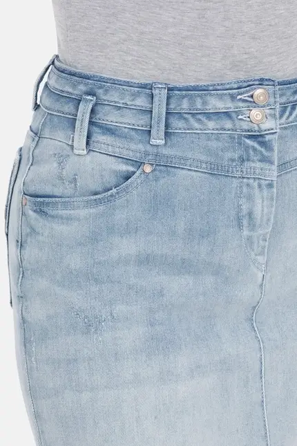 Recover Pants Pia, Jeansrock in BLEACHED Artikelnummer REC-40144-4279-103 Riesige Rabatte