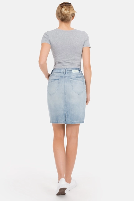 Recover Pants Pia, Jeansrock in BLEACHED Artikelnummer REC-40144-4279-103 Riesige Rabatte