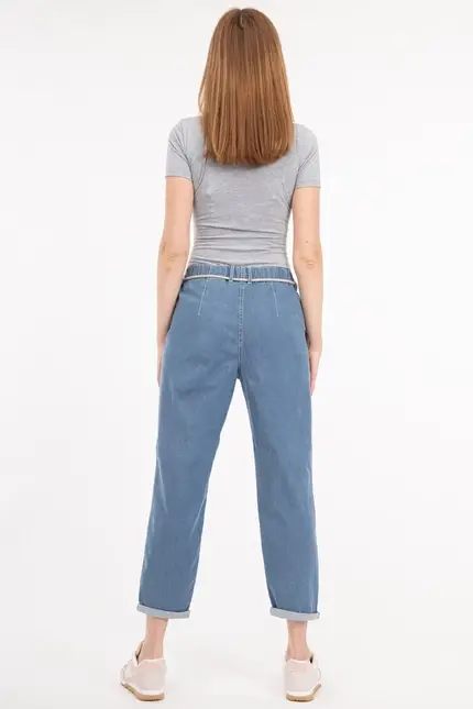 Recover Pants Relaxed Fit-Hose BELINA in MEDIUM BLUE Artikelnummer REC-13014-3882-130 Fabrikladen