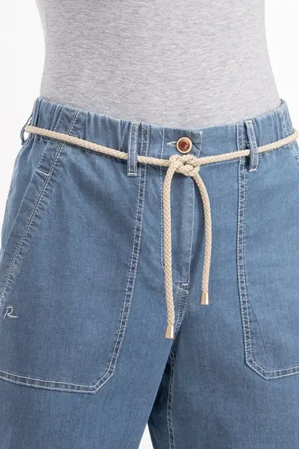 Recover Pants Relaxed Fit-Hose BELINA in MEDIUM BLUE Artikelnummer REC-13014-3882-130 Fabrikladen