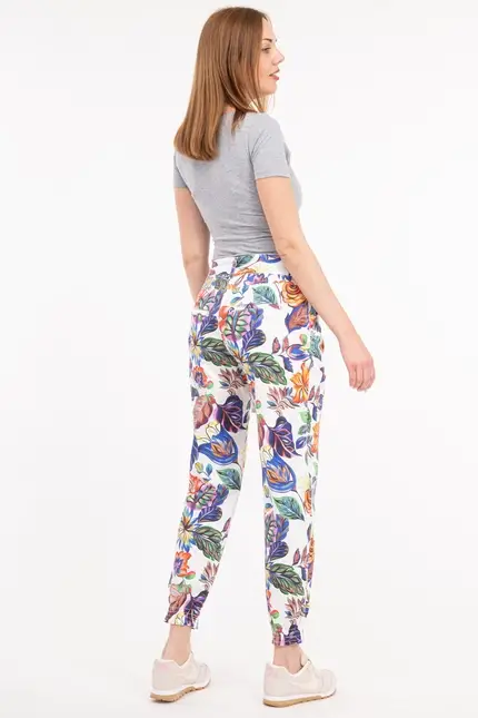 Recover Pants Relaxed-Fit Hose SUNNY in DRUCK BUNT Artikelnummer REC-12730-01-4038-1 Online