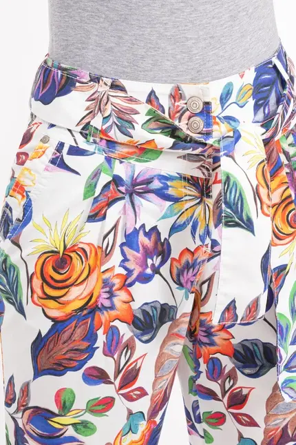 Recover Pants Relaxed-Fit Hose SUNNY in DRUCK BUNT Artikelnummer REC-12730-01-4038-1 Online