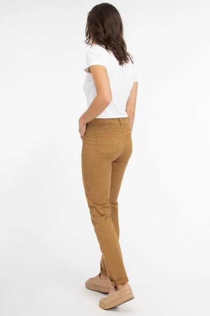 Recover Pants Modische Hose im 5-Pocket Style in CURRY Artikelnummer REC-13362-4142-356 Fabrik Onlineshop