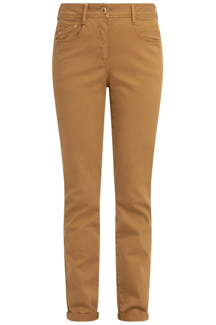 Recover Pants Modische Hose im 5-Pocket Style in CURRY Artikelnummer REC-13362-4142-356 Fabrik Onlineshop
