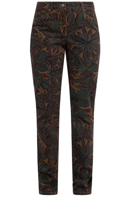 Recover Pants 5-Pocket Druckhose in DRUCK OLIV-PETROL-BRAUN Artikelnummer REC-12540-04-4100-5 Exklusivangebot