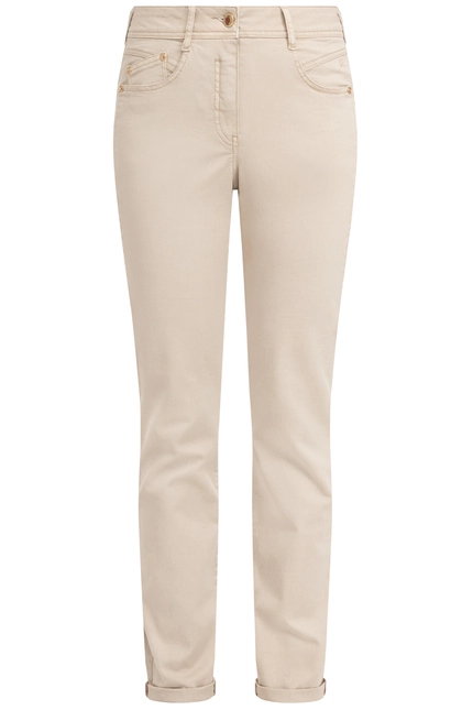 Recover Pants Modische Hose im 5-Pocket Style in BEIGE Artikelnummer REC-13362-4142-235 Black Friday