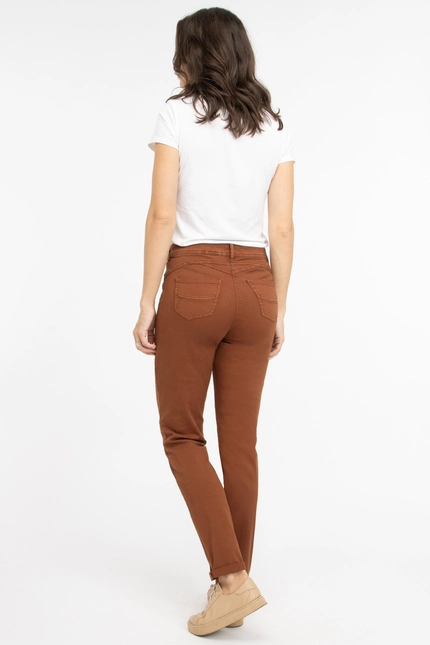 Recover Pants Modische Hose im 5-Pocket Style in COGNAC Artikelnummer REC-13362-4142-871 Cyber Monday