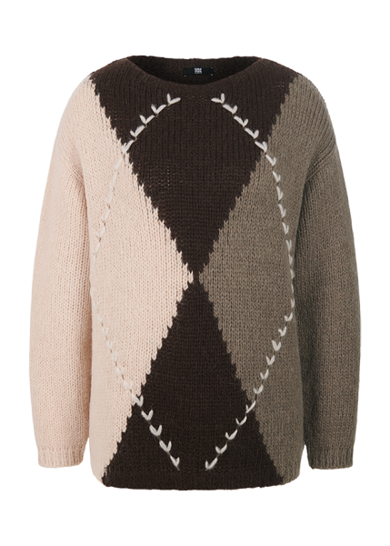 Riani PULLOVER MIT RAUTENMUSTER Räumungsverkauf