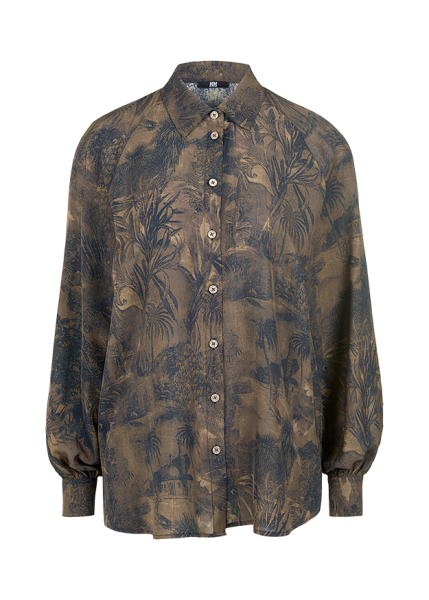 Riani BLUSE MIT BOTANICAL PRINT Riesige Ersparnisse
