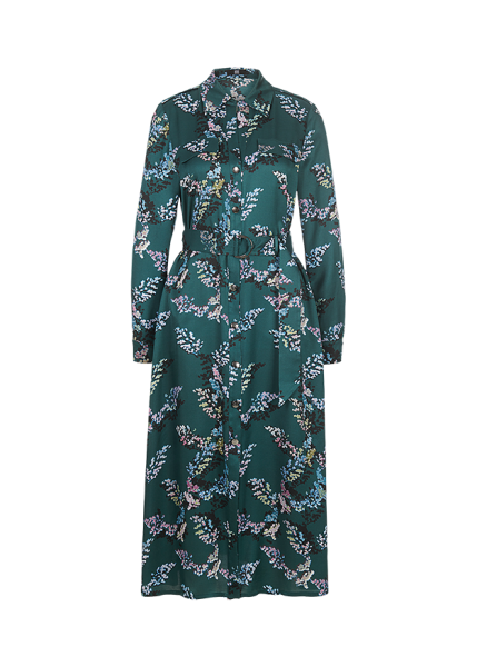 Riani VISKOSEKLEID MIT WINTER FLOWERS PRINT Fabrik Onlineshop