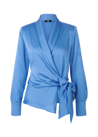 Riani WICKELBLUSE AUS HAMMERED SATIN Weihnachtsangebot