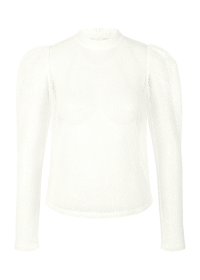 Riani TRANSPARENTE BLUSE MIT STEHKRAGEN Begrenzte Freigabe