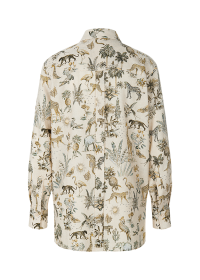 Riani BLUSE MIT SAFARINO PRINT Super Rabatt
