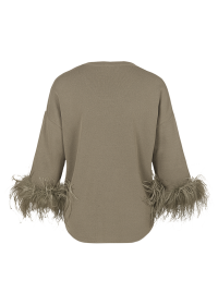 Riani GESTRICKTES LONGSLEEVE MIT FEDERN 50% Rabatt mit kostenlosem Versand