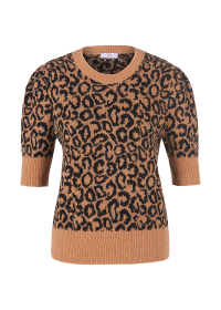 Riani KURZARM-PULLOVER MIT OCELOT PRINT Flash Sale