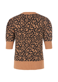 Riani KURZARM-PULLOVER MIT OCELOT PRINT Flash Sale