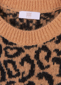 Riani KURZARM-PULLOVER MIT OCELOT PRINT Flash Sale