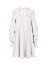 Riani LEINENKLEID MIT MACRAMÉDETAIL Riesige Ersparnisse