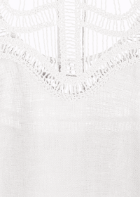 Riani LEINENKLEID MIT MACRAMÉDETAIL Riesige Ersparnisse
